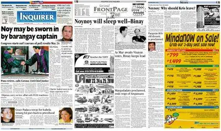 Philippine Daily Inquirer – May 15, 2010