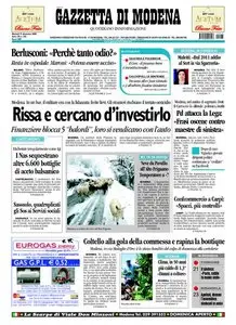 Gazzetta di modena 6 dicembre 2009