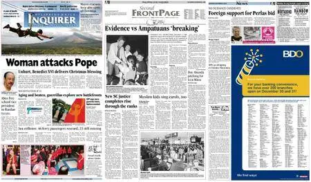 Philippine Daily Inquirer – December 26, 2009