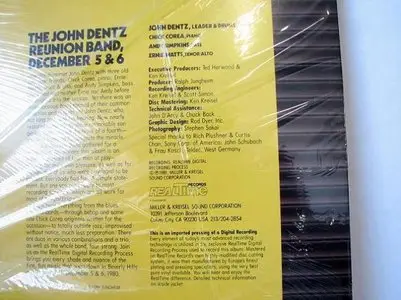 The John Dentz: Reunion Band, December 5 & 6 [96/24 Stereo LP Rip]