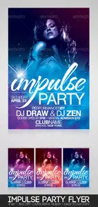 Graphicriver Impulse Party Flyer