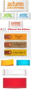Vectors - Different Sale Ribbons