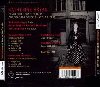 Katherine Bryan, RSNO - Katherine Bryan plays Flute Concertos by Christopher Rouse & Jacques Ibert (2013)