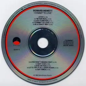 Howard Hewett - I Commit To Love (1986) {Elektra}