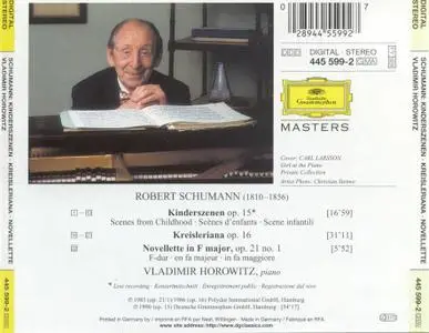 Vladimir Horowitz - Schumann: Kinderszenen, Kreisleriana, Novellette in F major (1990)