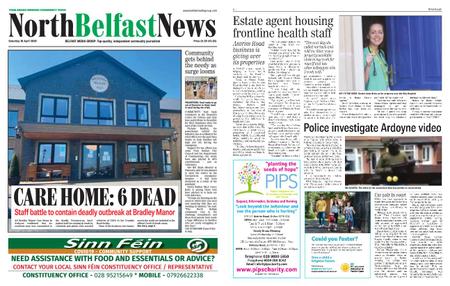 North Belfast News – April 18, 2020