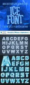 Vectors - Creative Winter Alphabets 3