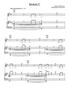 Babalu - Alexandre Desplat, Desi Arnaz (Piano-Vocal-Guitar)