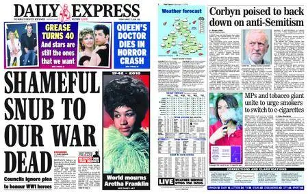 Daily Express – August 17, 2018