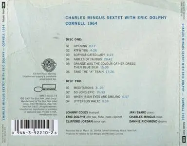 Charles Mingus Sextet with Eric Dolphy - Cornell 1964 (1964) [2CDs] {Blue Note}