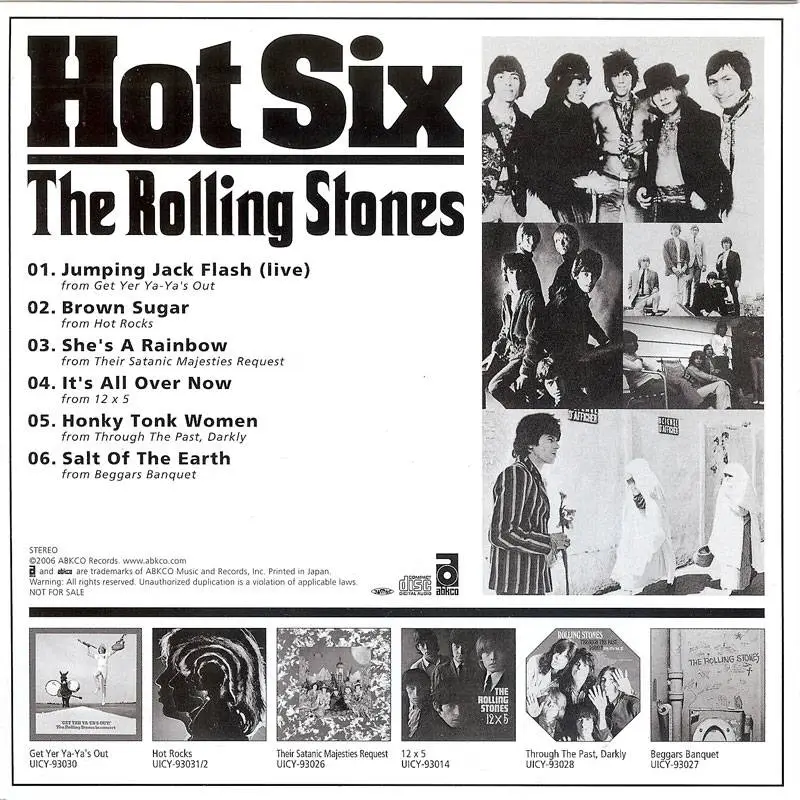 The Rolling Stones - Hot Six (2006)