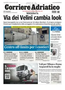 Corriere Adriatico Macerata - 10 Marzo 2024