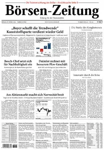 Boersenzeitung vom 28. Oktober 2009
