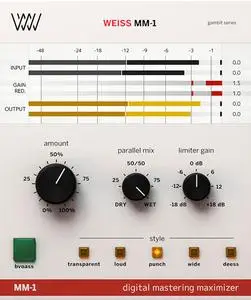 Softube Weiss MM-1 Mastering Maximizer v2.5.9 WiN