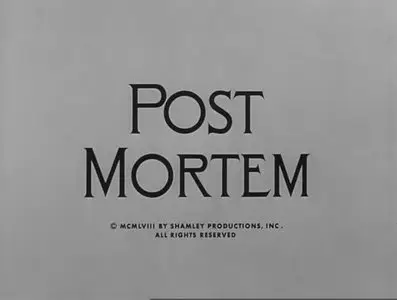 Alfred Hitchcock: Post Mortem (1958)
