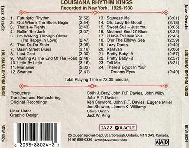 Louisiana Rhythm Kings - 1929-1930 (2002)