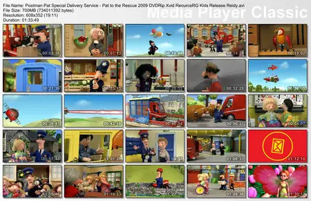 Postman Pat Special Delivery Service - Pat to the Rescue 2009 DVDRip