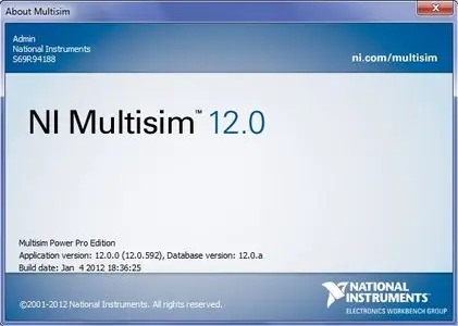 NI Circuit Design Suite Power Pro 12.0