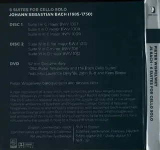 Pieter Wispelwey - JS Bach - 6 Suites For Cello Solo (2012) [2CD+DVD] {EPR-Classic}