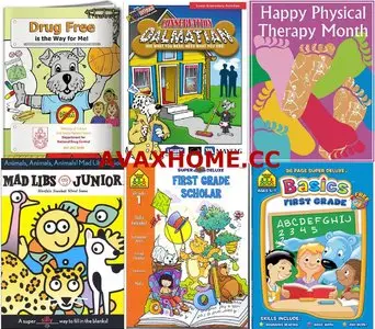 Activity Books Collection for Children's Homeschool Elementary Education