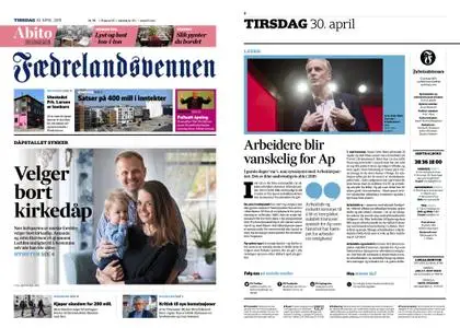 Fædrelandsvennen – 30. april 2019