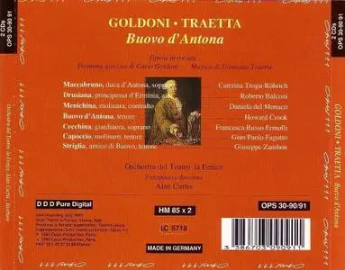 Alan Curtis,  Venice La Fenice Orchestra - Tommaso Traetta: Buovo d'Antona (1993)