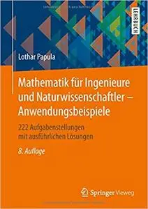 Mathematik für Ingenieure und Naturwissenschaftler - Anwendungsbeispiele: 222 Aufgabenstellungen mit ausführlichen Lösungen