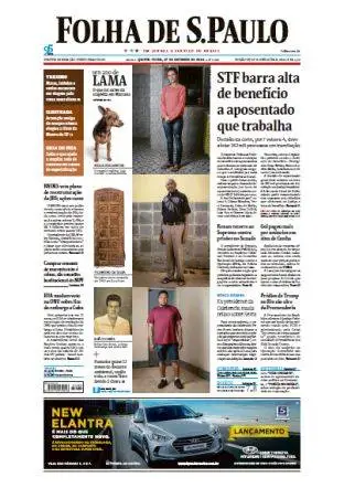 Folha de São Paulo - 27 de outubro de 2016 - Quinta