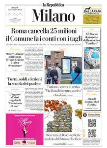 la Repubblica Milano - 3 Dicembre 2024