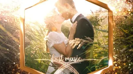 Videohive - Gold Wedding Slideshow - 28662612