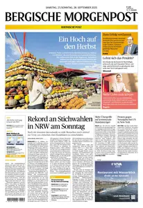 Bergische Morgenpost - 27 September 2025