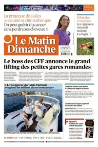 Le Matin Dimanche - 15 Septembre 2024