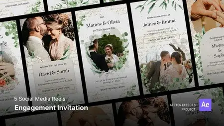 Social Media Reels - Engagement Invitation After Effects Template 52002279