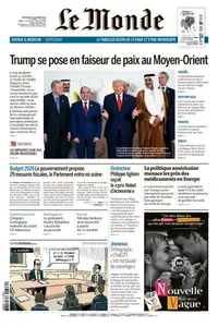 Le Monde du Mercredi 15 Octobre 2025