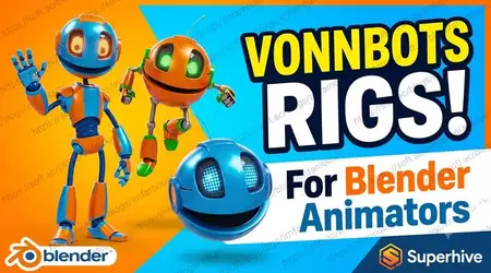 Superhive Market - Blender 3D Model - Vonnbots Rig