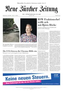Neue Zurcher Zeitung International - 03 Juli 2025