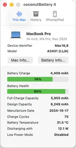 coconutBattery 4.3.2 macOS
