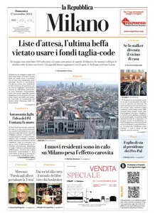la Repubblica Milano - 17 Novembre 2024