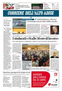 Corriere dell'Alto Adige - 25 Maggio 2025