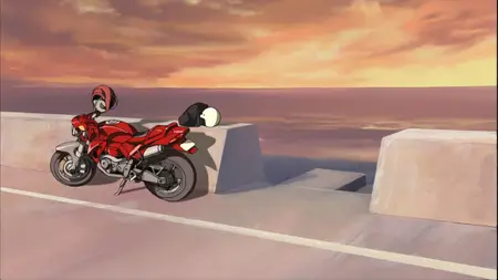 Planetes Episode 13 Scenery with a Rocket
