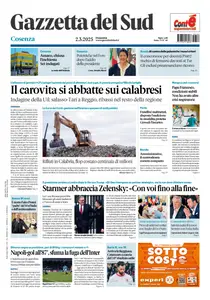 Gazzetta del Sud Cosenza - 2 Marzo 2025