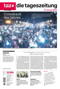 taz die tageszeitung  - 27 Januar 2025