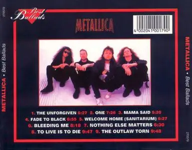 Metallica-Best-Ballads Studio cd