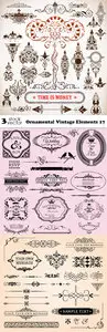 Vectors - Ornamental Vintage Elements 17