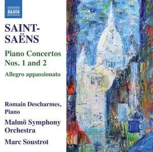 Romain Descharmes, Malmö Symphony Orchestra & Marc Soustrot - Saint-Saëns: Piano Concertos Nos. 1 & 2 (2017)