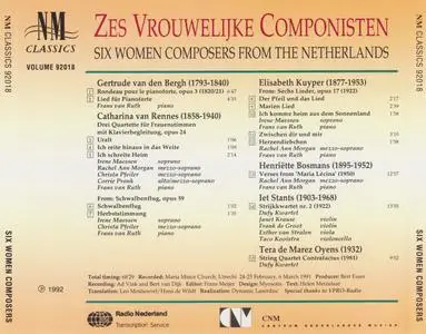 Zes Vrouwelijke Componisten - Six Women Composers from the Netherlands (1991) {NM Classics 92018}