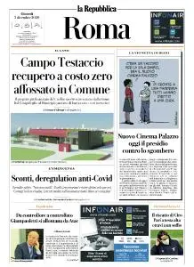 la Repubblica Roma - 3 Dicembre 2020