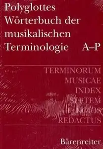 Polyglot Dictionary of Musical Terms • Terminorum Musicae Index Septem Linguis Redactus