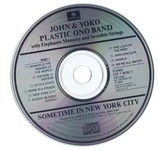 John Lennon - Sometime in New York City (1972) [1987, Capitol Records C2 93850]