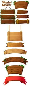 Wooden Boards Vector